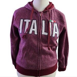 Unlimited Small ITALIA Full Zip Hooded Sweater